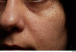 Face Nose Cheek Skin Woman White Slim Studio photo references